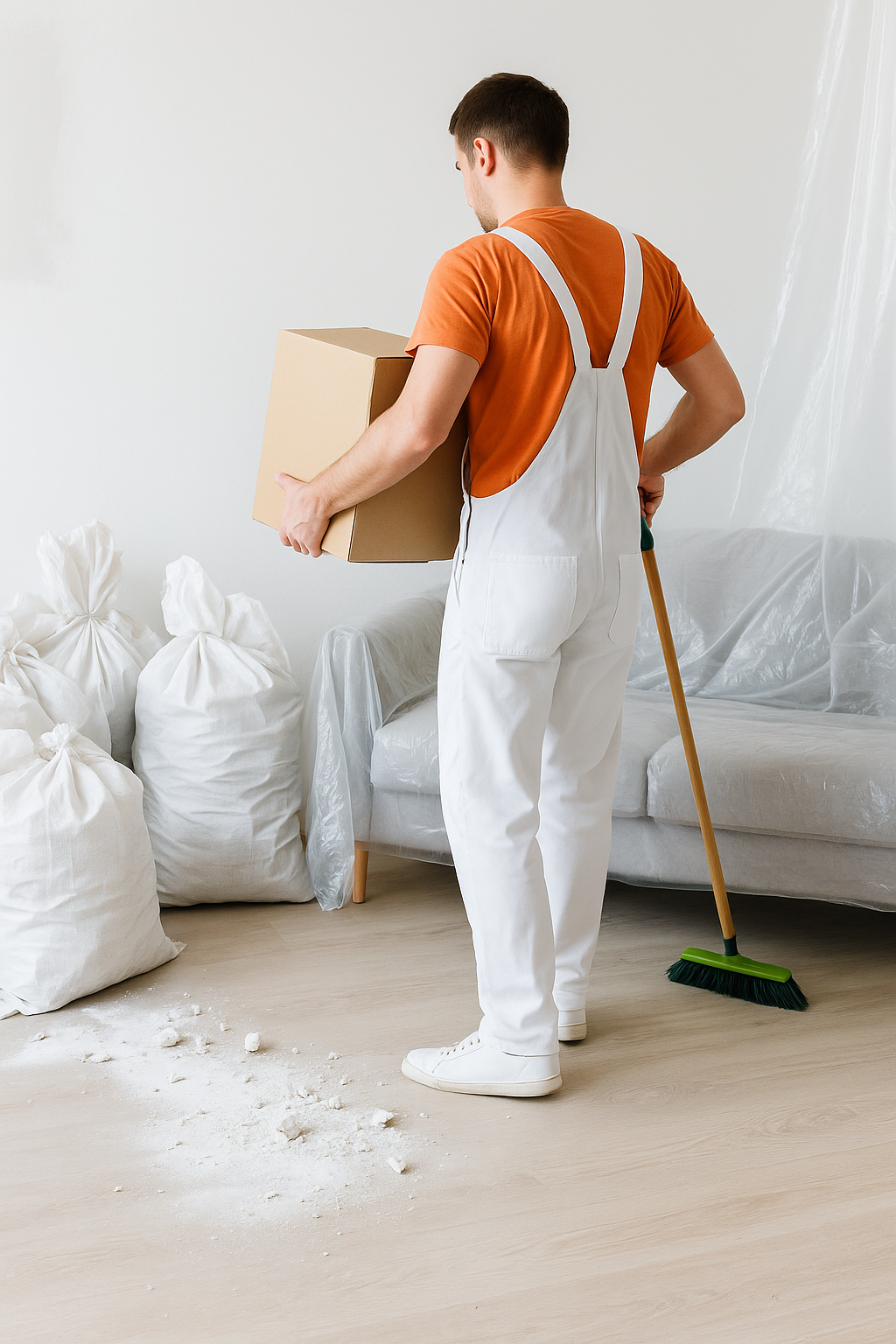 Post-construction cleaning